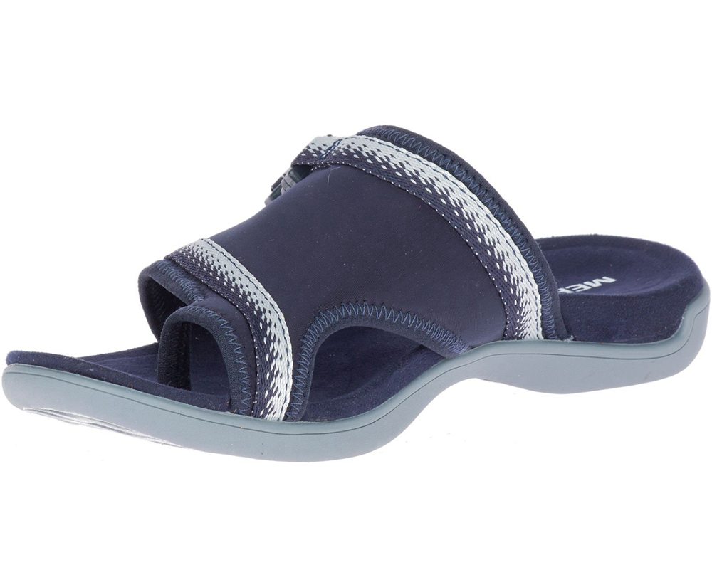 Sandalias Mujer - Merrell District Muri Wrap - Azul Marino/Gris - CERA-41263